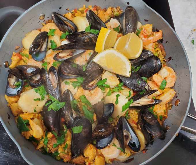 dixon dish paella